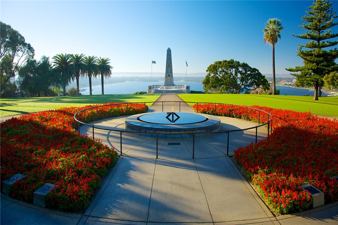 国王公园植物园 (Kings Park and Botanic Garden)是珀斯 (Perth)城的中心绿地，占地400.6公顷，毗邻天鹅河 (Swan River)，距离珀斯商业中心区约1.5公里。